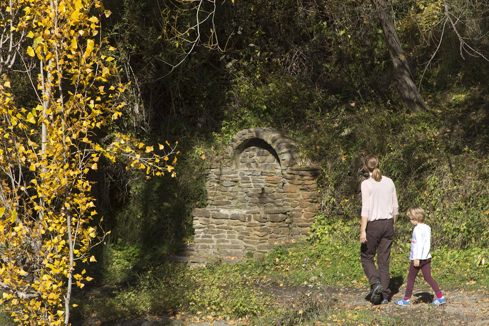 Emma walking in the Alpujarras