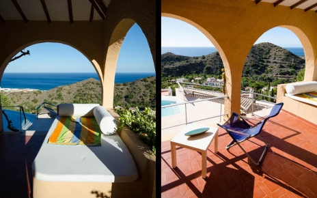 Relax by the Mediterranean sea