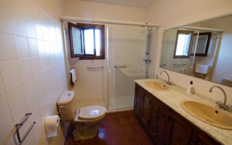 Bathroom with walk-in shower