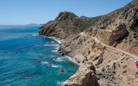 Driving south of Mojacar looking for wild beaches